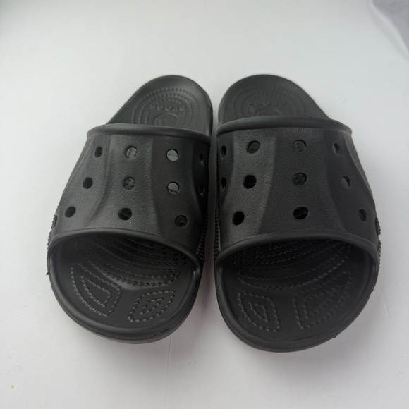 Crocs Mens 6 Womens 8 Baya II Slide Sandals Black Slip On - Picture 4 of 6
